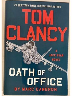 Tom Clancy Oath of Office HC DJ Jack Ryan Novel Marc Cameron VG